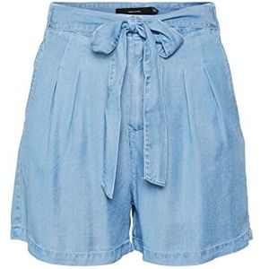 VERO MODA Vmmia Hr Ga Noos zomershorts voor dames, Lichtblauw jeans