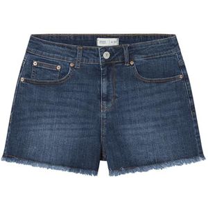 Springfield Short en denim avec rembourrage HEM, Bleu moyen, 40