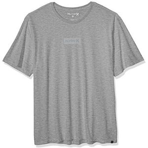 Hurley M Dri-fit O&o Small Box S/S T-shirts heren, Donkergrijs