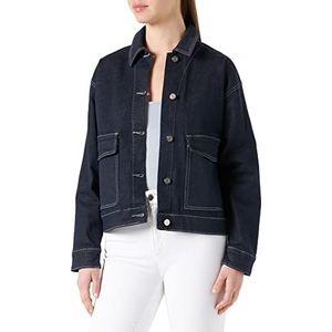 s.Oliver 120.10.202.26.150.2109770 Damesjas met lange mouwen, donkerblauw stretch