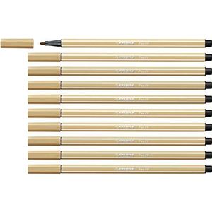 Stabilo Pen 68-10 viltstiften, middelgrote punt, beige (68/88)