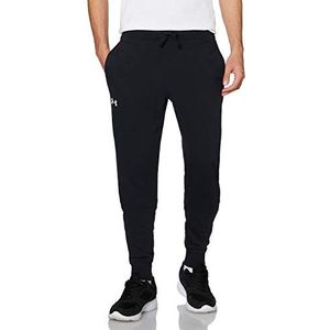 Under Armour UA Rival Cotton Jogger – comfortabele joggingbroek voor heren – sportbroek – trainingsbroek – heren, zwart/onyx wit