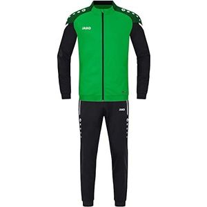 JAKO trainingspak van polyester, unisex, kinderen, groen/zwart, 116, Groen/Zwart