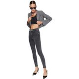 Trendyol Antraciet High Waist Skinny Jeans Twoaw24je00066 Damesjeans, Anthrazit