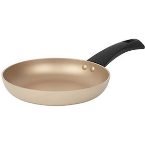 Salter BW11102EU7 Olympus Fry pan, geschikt voor alle soorten hobs, anti-aanbaklaag, aluminium behuizing, Easy Clean oppervlak, soft-touch handgrepen, PFOA vrij, 10 jaar bescherming, goud