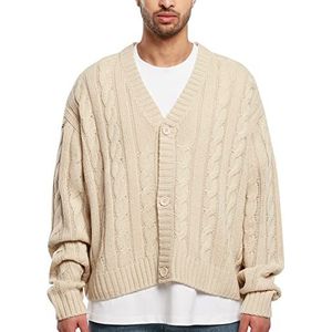 Urban Classics Boxy Cardigan Cardigan Sweater Heren, Zacht tapijt