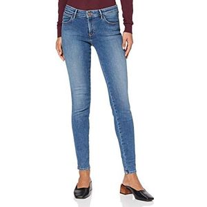 Wrangler Skinny damesjeans, blauw (Perfect Blue 17p), 25 W/32 l, blauw (Perfect Blue 17P)