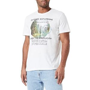 TOM TAILOR t-shirt heren, 30402 - off-white snow melange