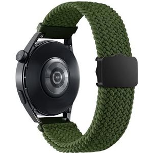 SMYAOSI Bracelet magnétique 22 mm, pour Huawei Watch GT4 46 mm/Huawei Watch 4 Pro, bracelet de sport élastique réglable en nylon tressé pour Amazfit Bip 5/GTR 4/GTR3/GTR2, Nylon, No Gemstone