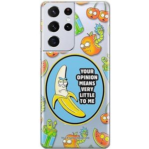 ERT GROUP Coque de téléphone portable pour Samsung S21 ULTRA Original et sous licence officielle Rick and Morty motif Rick & Morty 009 adapté à la forme du téléphone portable, partiel imprimé