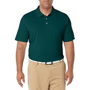 Amazon Essentials Sneldrogend golfpoloshirt voor heren, klassieke pasvorm (verkrijgbaar in grote maten), bosgroen, XS