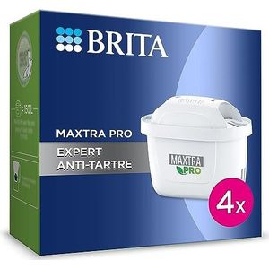 BRITA - Waterfilterpatroon - Pak van 4 MAXTRA Pro Expert Anti-kalkaanslag - Voordeelverpakking