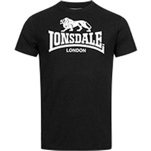 Lonsdale St Erney T-shirt voor heren, zwart.