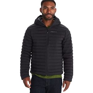 Marmot Echo Herenjas met capuchon zonder veren, warm, pofig, geïsoleerd, parka, waterdicht, lichte, opvouwbare outdoorjas, winddicht (1 stuk)