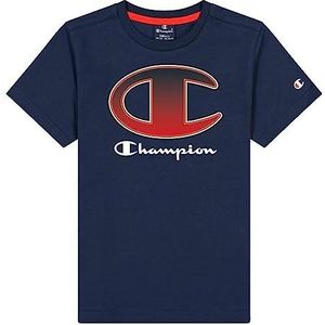 Champion T-shirt met korte mouwen merk model korte mouwen T-shirt Crewneck T-shirt B marineblauw