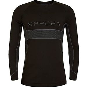 Spyder Heren T-shirt Momentum ronde hals zwart L-XL, zwart.