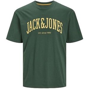 JACK & JONES Jjejosh Tee S Crew Neck Noos T-shirt voor heren, Donkergroen