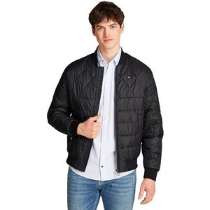 Tommy Hilfiger Packable Recycled Bomber Homme, Noir, XS