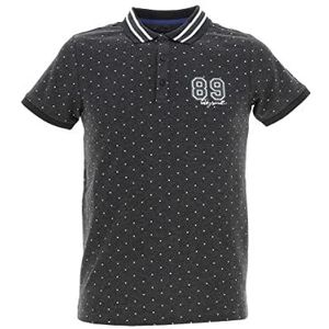 Teddy Smith P-So MC Jr Jongens poloshirt Melange Black, 10 jaar, Melange Black