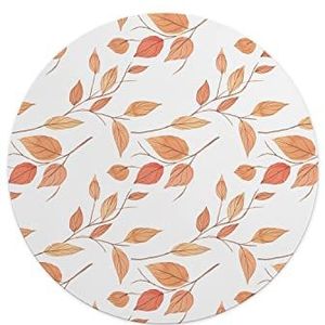 Questo Casa, Ronde muismat met antislip onderkant voor kantoor en thuis, diameter 22 cm