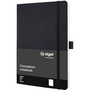 SIGEL CO339 notitieboek Conceptum, ca. A5, wit, zwart