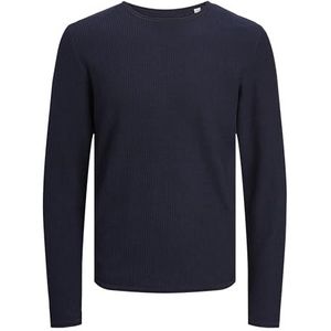 Jack & Jones Jjecooper Knit Crew Neck Noos gebreide herentrui, Indigo blauw