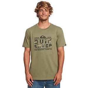 Quiksilver Logo Print Ss T-shirt voor heren (1 stuk)