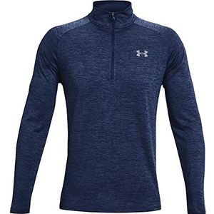 Under Armour Tech 2.0 1/2 Rits, Herenshirt met Lange Mouwen, Blauw (454), L