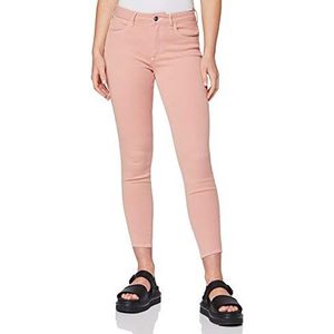 Wrangler crop skinny jeans dames, Paradijs Roze Xld.