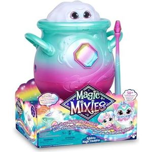 Magic Mixies - Magische ketel Rainbow interactief magisch speelgoed, met pottenketel, lichten effecten en geluiden, pop met veel accessoires zoals een toverstaf