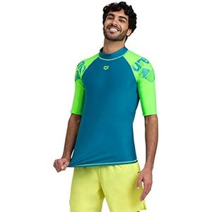 arena Heren Arena Rash Vest S/S Graphic Rash Guard Shirt voor heren