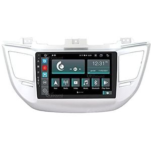 Auto-radio, op maat gemaakt voor Hyundai Tucson met navigatie en camera en Kenwood Amp in standaard Android GPS Bluetooth WiFi USB Dab+ touchscreen 9 inch 8Core Carplay Android auto