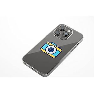 Bonateks, Étui de protection imprimé numériquement compatible avec iPhone 14 Pro, coque de protection anti-chocs, en silicone, flexible, transparent
