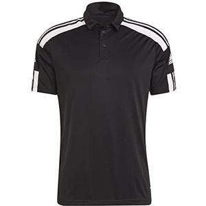 adidas SQ21 Poloshirt voor heren, zwart/wit, LT