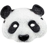 Boland 56737 - halfmasker panda gezicht panda dier unisex kostuum carnaval party motto