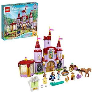 LEGO 43196 Disney Belle en het Beest Speelgoed Kasteel uit de Film Belle en het Beest met Prins en Prinses Pop