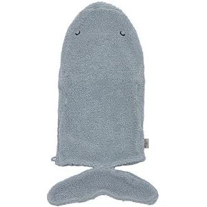 LÄSSIG Kinderwashandje badstof katoen/Play Wash Glove GOTS walvis