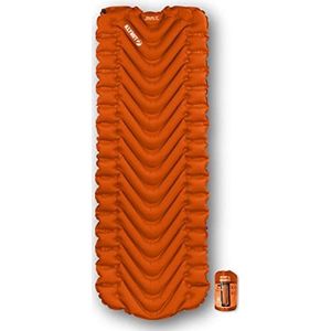 Klymit Static V Lichtgewicht campingslaapmatras, 6,3 cm dik, de beste slaapmat voor wandelen, opblaasbaar luchtbed, compact, gepatenteerd