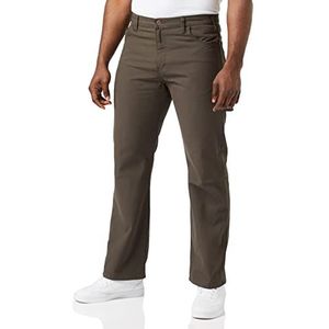 Dickies - De DU250 heren Relaxed Straight Fit Lichtgewicht Carpenter Jeans, olijfgroen, zwart
