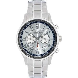 Gigandet Montre analogique à quartz japonais pour homme avec bracelet en acier inoxydable 10VNAG47NE/003, argenté, Bracelet