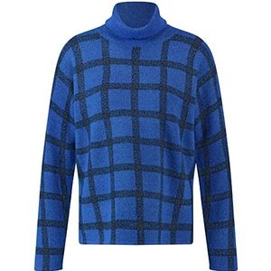 Gerry Weber 770556-44708 dames sweatshirt, Print blauw/zwart