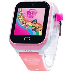 Paw Patrol Patrol 4G Kids-Watch 4942 meisjeshorloge met filters gemaakt met geïntegreerde camera, chat, videogesprekken, video en lichaamstemperatuur (roze)