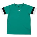 PUMA EquipeRise Jr T-shirt voor kinderen, uniseks, Pepper Groen-PUMA zwart-Puma Wit