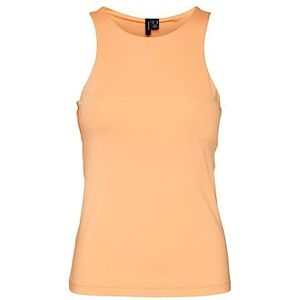 VERO MODA Vmbianca Sl Tanktop Noos T-shirt dames, Oranje Mock