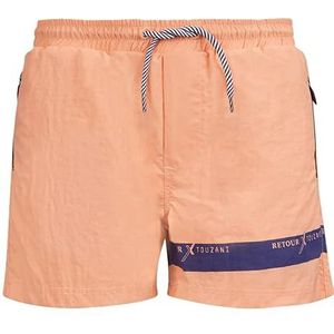 Retour Denim de Luxe Maillot de bain gratuit pour garçon, Corail, 5-6 ans