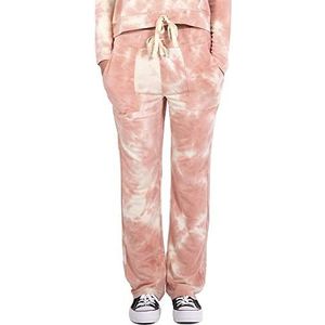 Hurley W Cozy Joggingbroek voor dames, met cargozak, koraal ammond dreamy tie dye