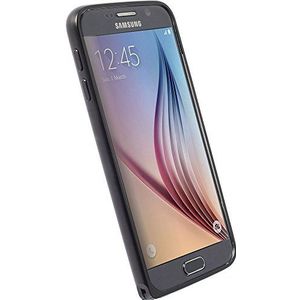 Krusell Aluminium bumper voor Samsung Galaxy S6, zwart