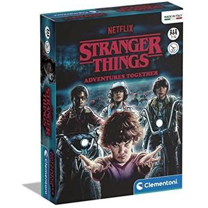 Clementoni 16636 - Stranger Things - Samen Avonturen - Kaartspel | 1-4 spelers | Leeftijd: 12+ | DE/IT/EN/FR