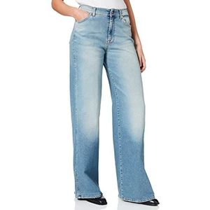 7 For All Mankind Dames Jeans, Lichtblauw