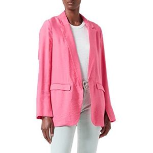 s.Oliver BLACK LABEL Blazer, lange mouwen, dames, donkerroze, 44, Donker roze